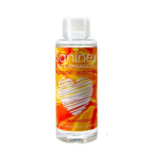 SEX & MASSAGE OIL ORGASMIC EXTRA LONG 100ML image 0