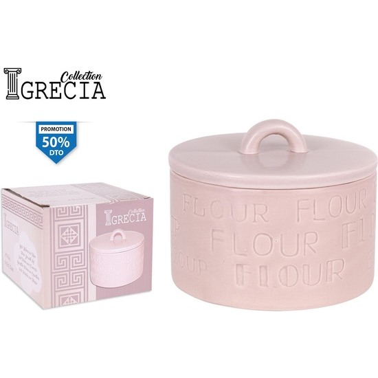 FLOUR JAR W/LID 14X10CM  image 0