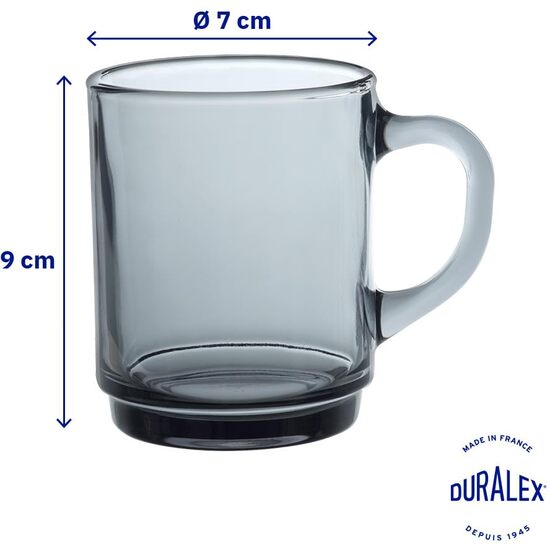 PACK DE 6 MUG APILABLE 26CL GRIS “VERSAILLES” image 5