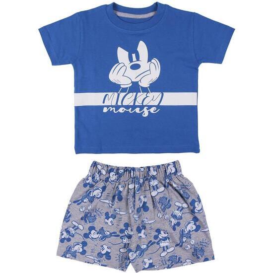 PIJAMA CORTO SINGLE JERSEY MICKEY BLUE image 0