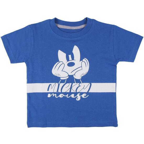PIJAMA CORTO SINGLE JERSEY MICKEY BLUE image 1