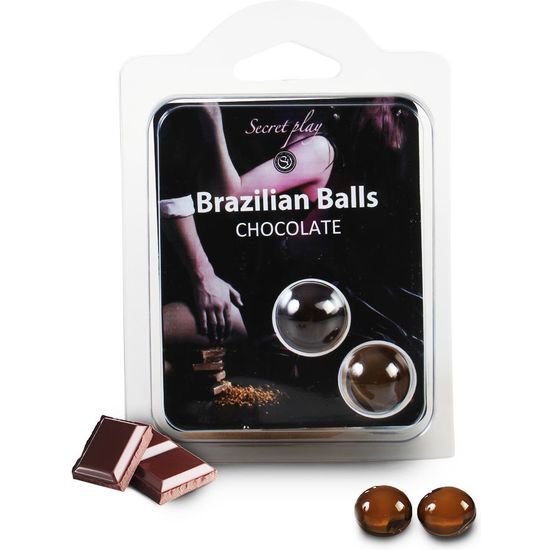 SECRET PLAY SET 2 BRAZILIAN BALLS AROMA CHOCOLATE image 0