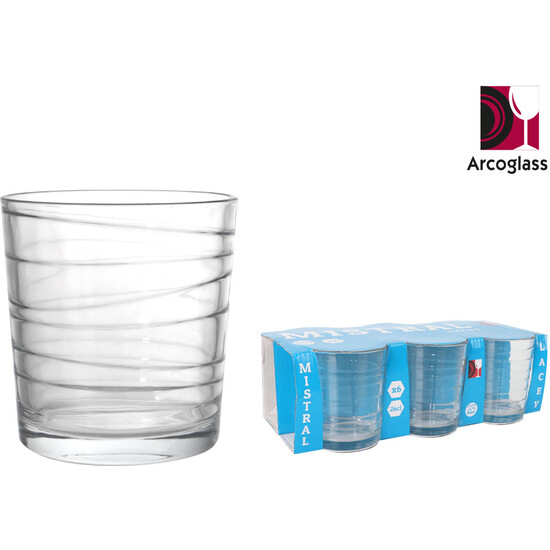 SET 6 VASOS 260ML MISTRAL LACEY AG image 0