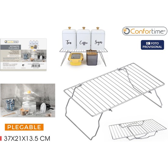 ESTANTE PLEGABLE COCINA GREY 37X21 CONFORTIME image 1