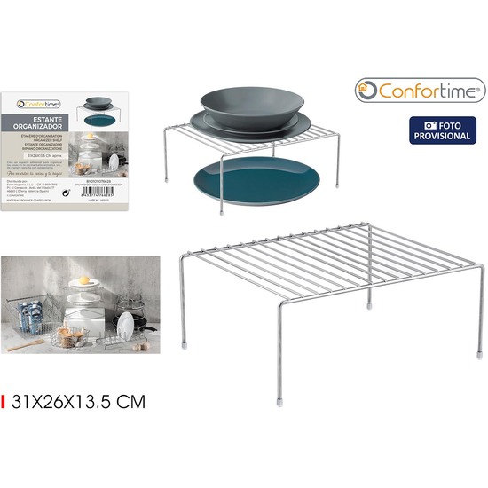 ORGANIZADOR COCINA GREY 31X26X13.5C CONFORTIME image 1