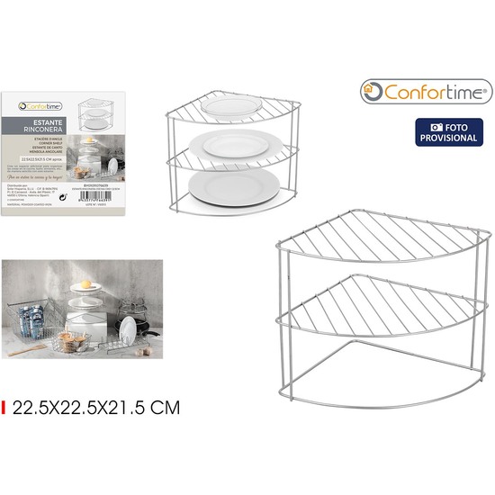 ESTANTE.RINCONERA COCINA GREY 22.5C CONFORTIME image 1