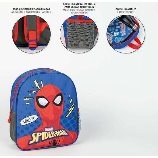 MOCHILA INFANTIL ESCOLAR SPIDERMAN image 3