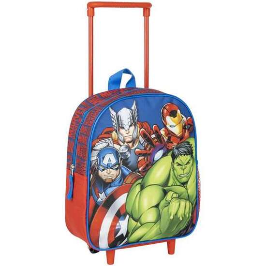 MOCHILA INFANTIL TROLLEY ESCOLAR AVENGERS image 0