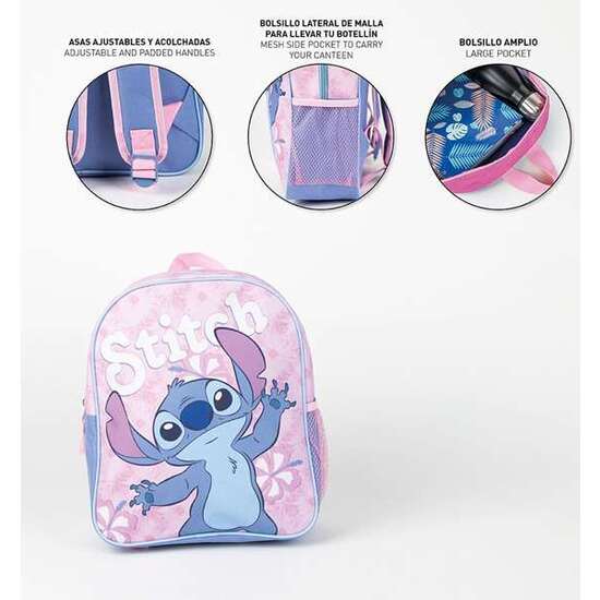 MOCHILA INFANTIL ESCOLAR STITCH image 3