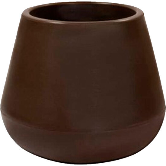 MACETERO DE POLIETILENO POR ROTOMOLDEO BRONCE - 41 X 35CM. image 0