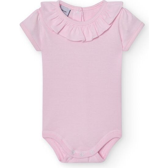 BODY C/VOLANTE MC 1X1 ROSA TALLA 24 MESES image 0