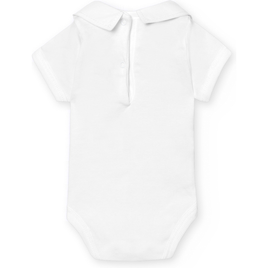BODY CUELLO POLO MC BLANCO TALLA 18 MESES image 1