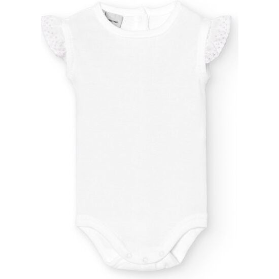 BODY TIRANTE PUNTILLA BATISTA 1X1 BCO/ROSA TALLA 6 image 0