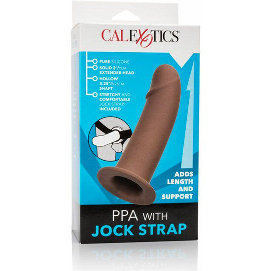 PPA WITH JOCK STRAP - BROWN image 1