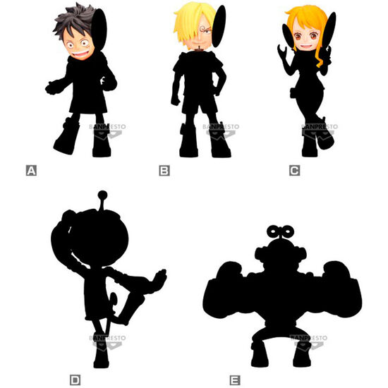FIGURA WORLD COLLECTABLE EGG HEAD ONE PIECE 7CM image 0