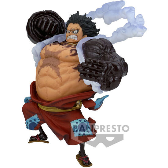 FIGURA MONKEY D LUFFY VER. A KING OF ARTIST ONE PIECE 13CM image 0