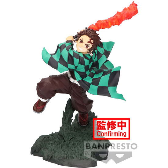 FIGURA TANJIRO KAMADO COMBINATION BATTLE DEMON SLAYER KIMETSU NO YAIBA 9CM image 0