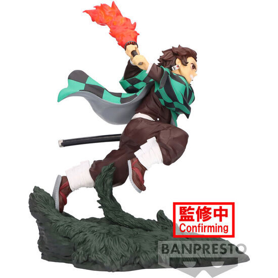 FIGURA TANJIRO KAMADO COMBINATION BATTLE DEMON SLAYER KIMETSU NO YAIBA 9CM image 1