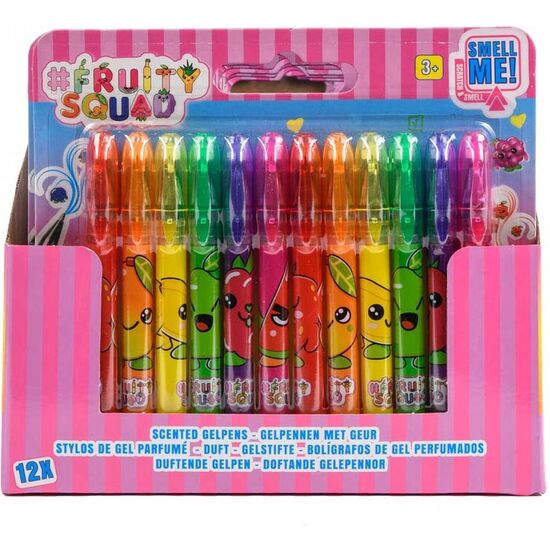 BLISTER MINI BOLIGRAFOS GEL PERFUMADOS FRUTAS image 1