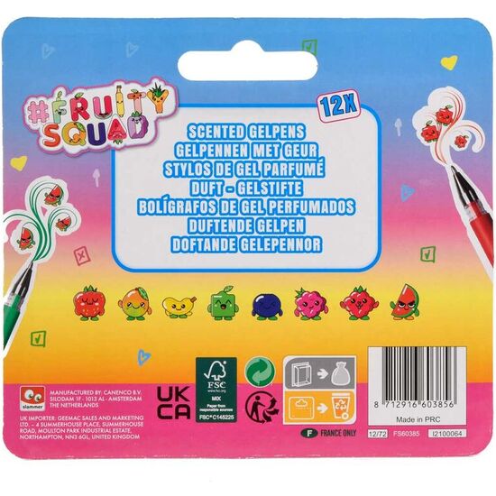 BLISTER MINI BOLIGRAFOS GEL PERFUMADOS FRUTAS image 3