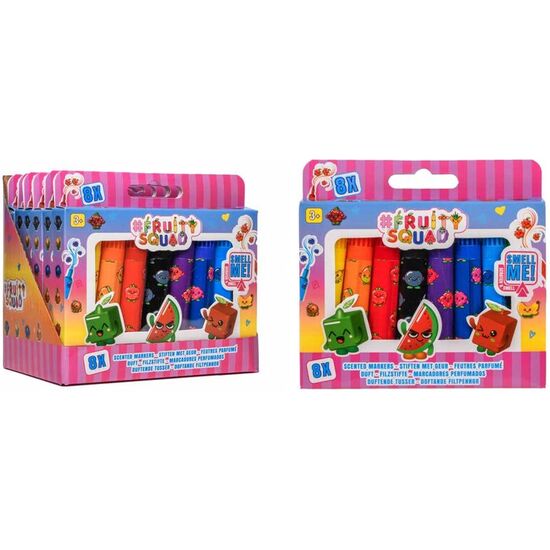 BLISTER MINI ROTULADORES PERFUMADOS FRUTAS image 0