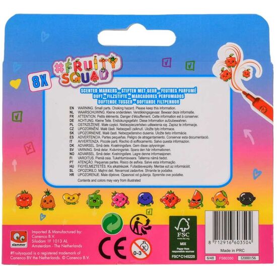 BLISTER MINI ROTULADORES PERFUMADOS FRUTAS image 1