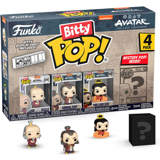 BLISTER 4 FIGURAS BITTY POP AVATAR THE LAST AIRBENDER IROH image 0