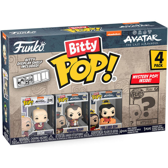 BLISTER 4 FIGURAS BITTY POP AVATAR THE LAST AIRBENDER IROH image 1