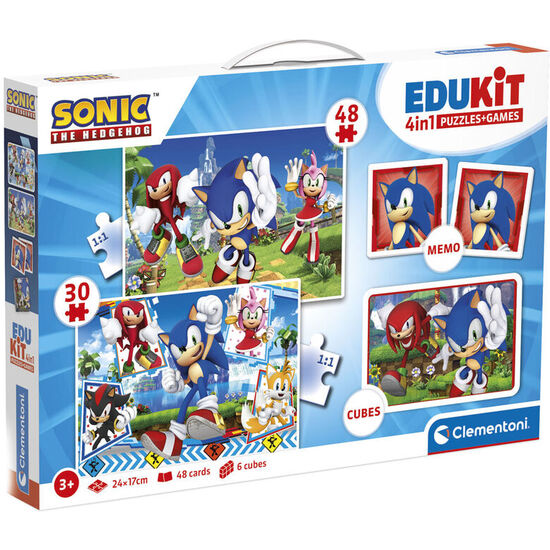 EDUKIT 4 EN 1 SONIC THE HEDGEHOG image 0