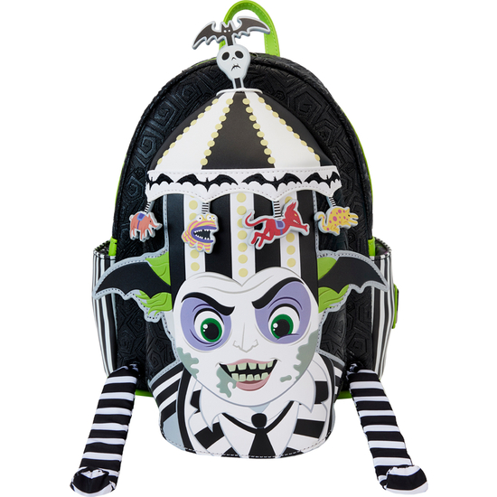 MOCHILA CAROUSEL BEETLEJUICE LOUNGEFLY 26CM image 0