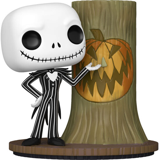 FIGURA POP DISNEY DELUXE PESADILLA ANTES DE NAVIDAD 30TH ANNIVERSARY JACK SKELLINGTON WITH HALLOWEEN DOOR image 1