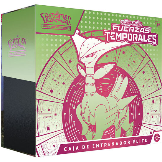 ESTUCHE SURTIDO JUEGO CARTAS COLECCIONABLES ELITE FUERZAS TEMPORALES ESCARLATA Y PURPURA POKEMON ESPAÑOL image 2