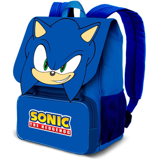 MOCHILA SOLAPA SONIC THE HEDGEHOG 45CM image 0