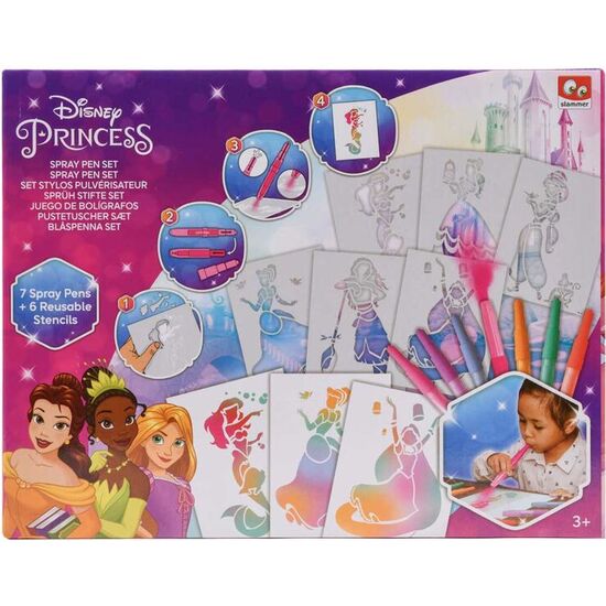 SET AEROGRAFO PRINCESAS DISNEY image 0