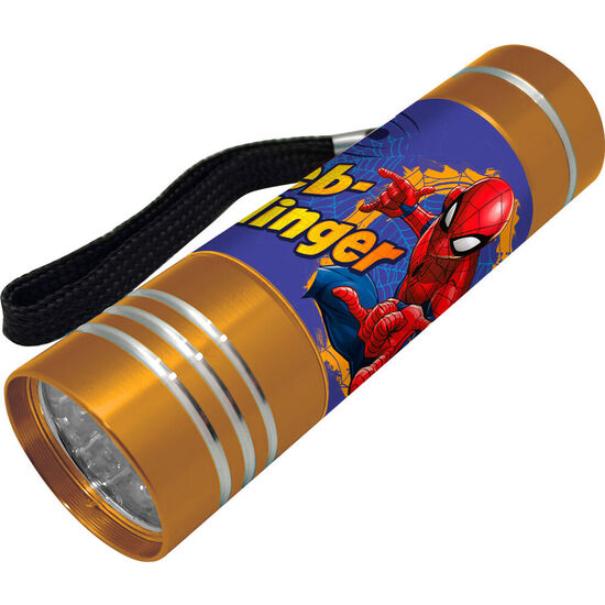 LINTERNA LED ALUMINIO SPIDERMAN MARVEL SURTIDO image 1