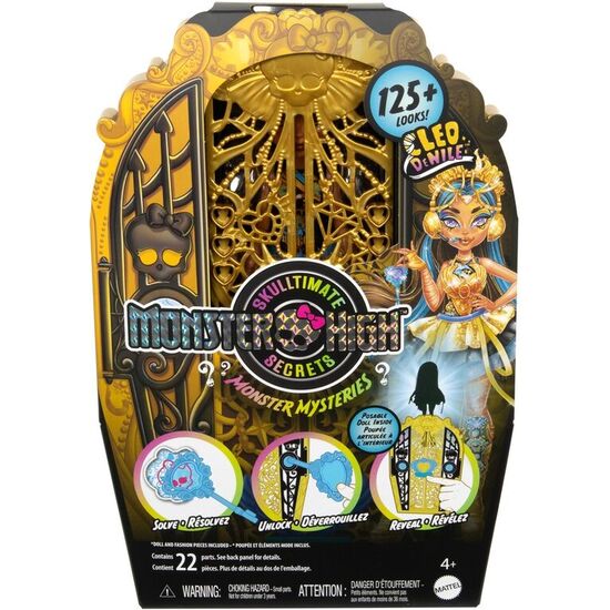 MUÑECA CLEO DE NILE + ARMARIO MONSTER HIGH SKULLTIME SECRETS image 0