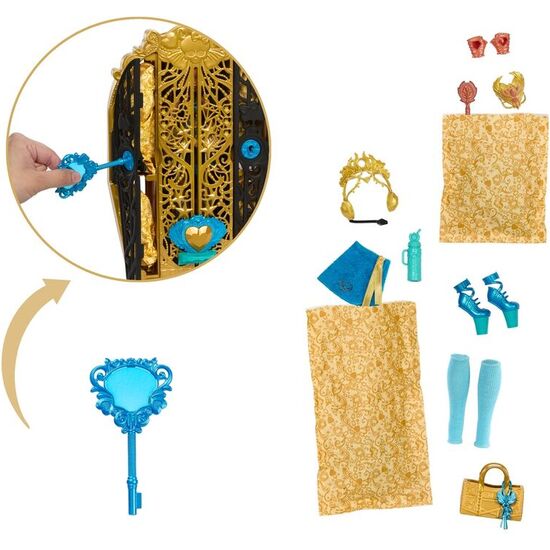 MUÑECA CLEO DE NILE + ARMARIO MONSTER HIGH SKULLTIME SECRETS image 3
