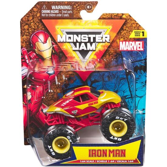 BLISTER COCHE MARVEL MONSTER JAM SURTIDO image 2