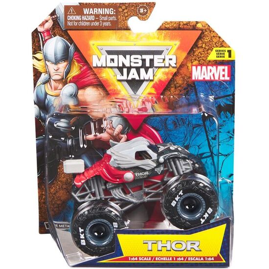 BLISTER COCHE MARVEL MONSTER JAM SURTIDO image 3