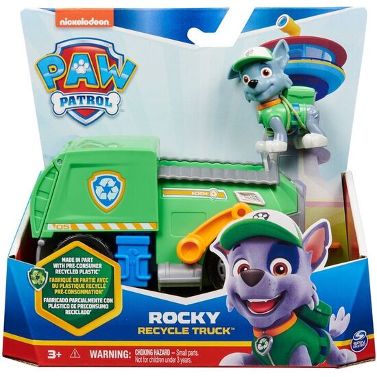 VEHICULO CLASICO SOSTENIBLE ROCKY PATRULLA CANINA PAW PATROL image 0