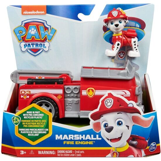 VEHICULO CLASICO SOSTENIBLE MARSAHLL PATRULLA CANINA PAW PATROL image 0