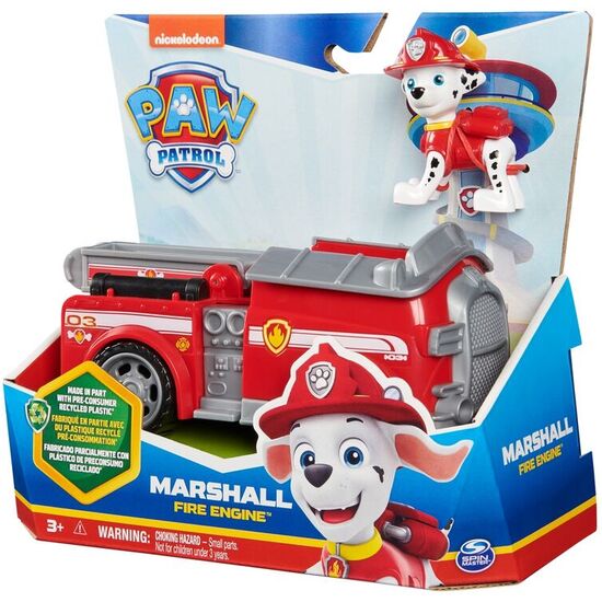 VEHICULO CLASICO SOSTENIBLE MARSAHLL PATRULLA CANINA PAW PATROL image 1