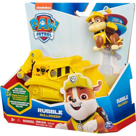 VEHICULO CLASICO SOSTENIBLE RUBBLE PATRULLA CANINA PAW PATROL image 1