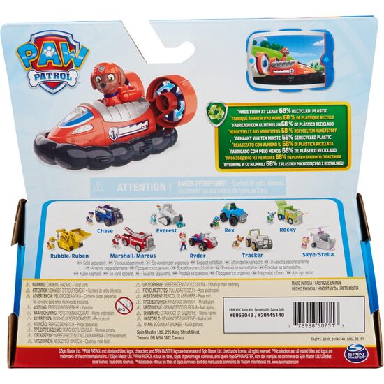 VEHICULO CLASICO SOSTENIBLE ZUMA PATRULLA CANINA PAW PATROL image 6