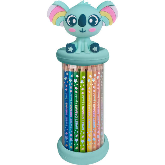 SET 12 LAPICES DE COLORES 3D SWEET DREAMS SURTIDO image 1