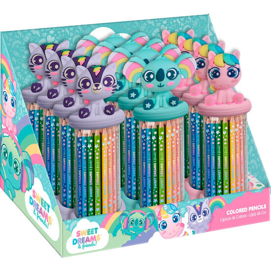 SET 12 LAPICES DE COLORES 3D SWEET DREAMS SURTIDO image 3