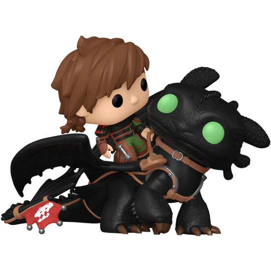 FIGURA POP RIDES DELUXE COMO ENTRENAR A TU DRAGON 2 HICCUP WITH TOOTHLESS image 0