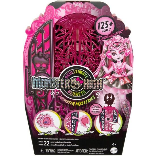 MUÑECA DRACULAURA + ARMARIO MONSTER HIGH SKULLTIME SECRETS image 0