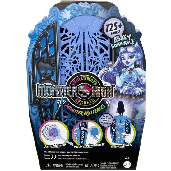 MUÑECA ABBEY BOMINABLE + ARMARIO MONSTER HIGH SKULLTIME SECRETS image 0