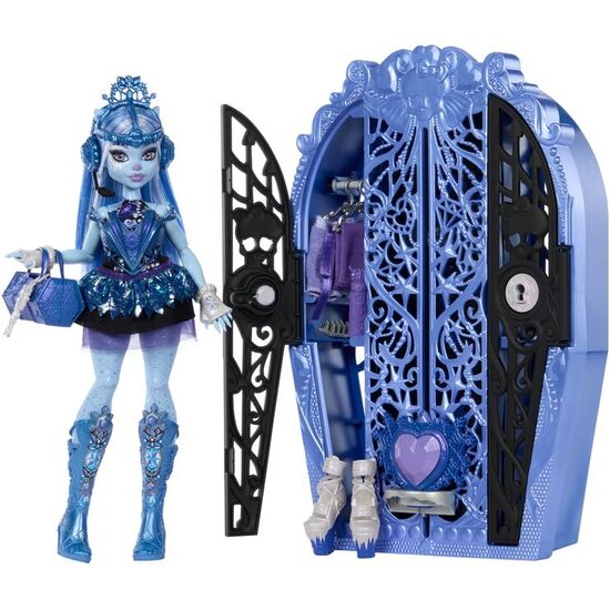 MUÑECA ABBEY BOMINABLE + ARMARIO MONSTER HIGH SKULLTIME SECRETS image 2